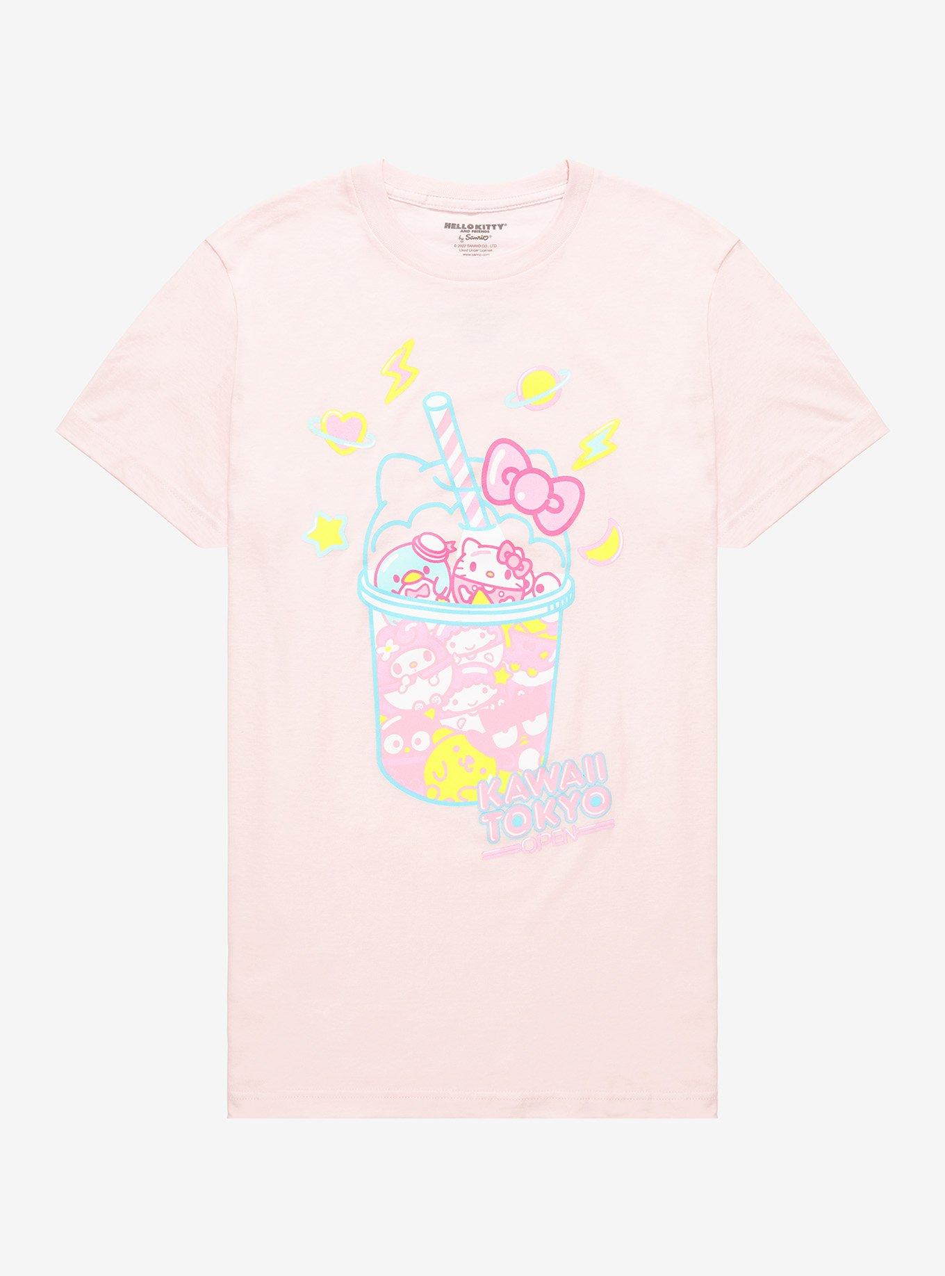 Hello Kitty And Friends Kawaii Tokyo Boba Girls T-Shirt
