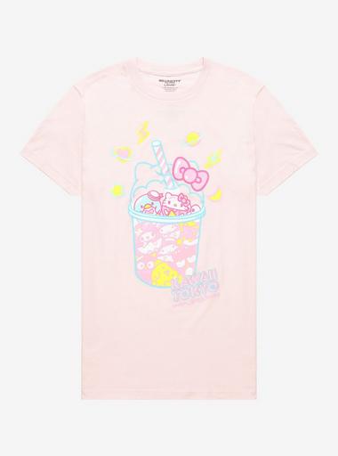 Hello kitty tshirt colab FC Tokyo, Women's Fashion, Tops, Shirts