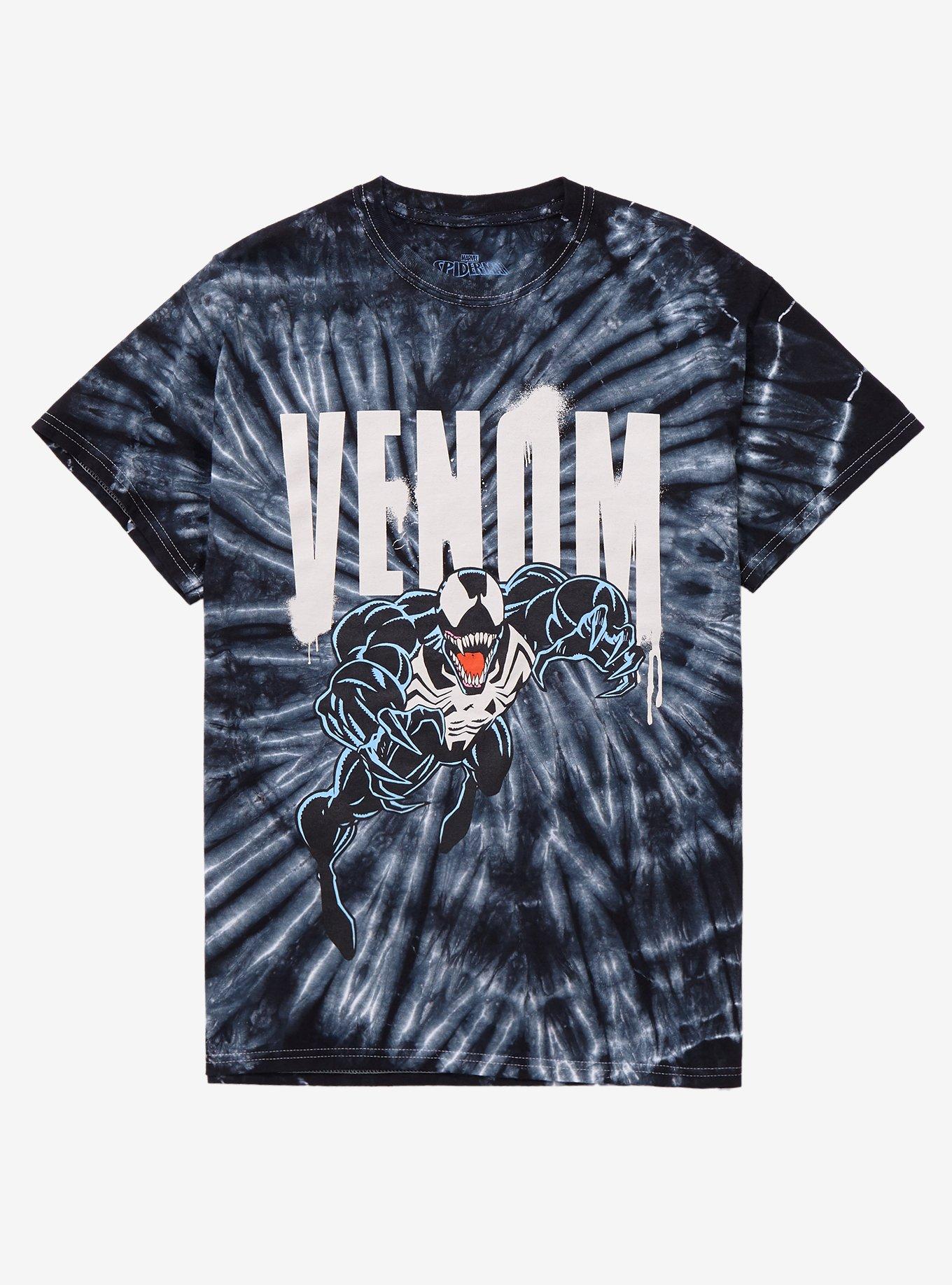 Marvel Venom Tie-Dye T-Shirt - BoxLunch Exclusive | BoxLunch