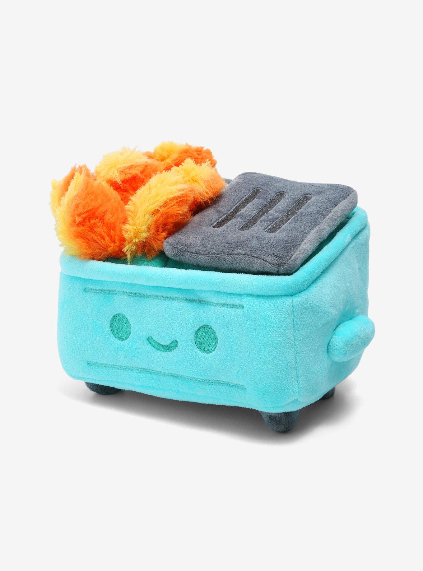 dumpster fire plush toy