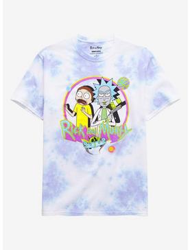 Rick & Morty Character Portrait Logo Women's Tie-Dye T-Shirt - BoxLunch Exclusive, , hi-res