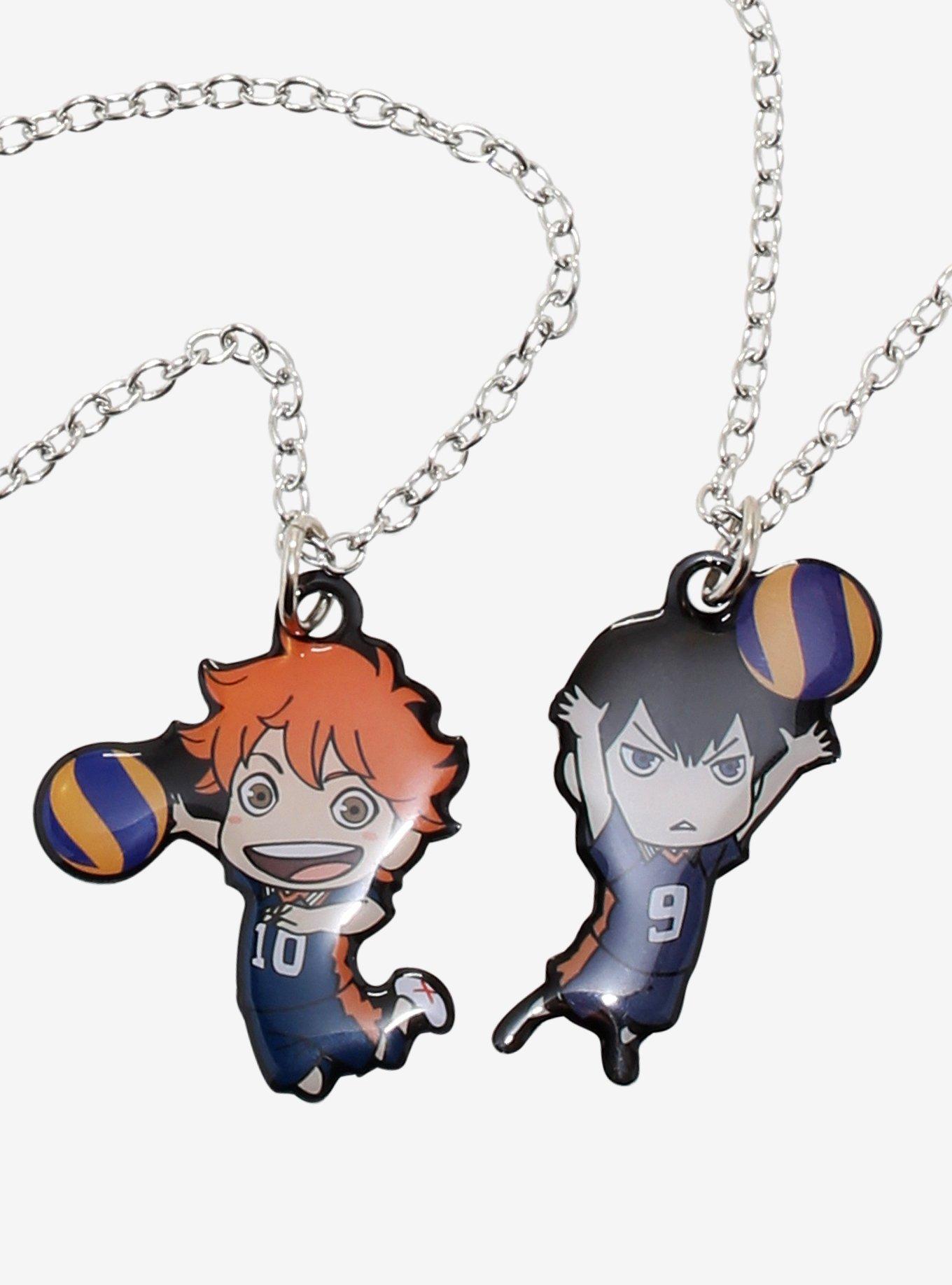 Haikyu!! Hinata & Kageyama Chibi Best Friend Necklace Set, , hi-res