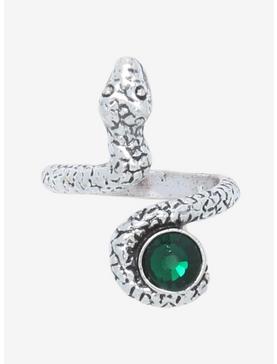 Harry Potter Slytherin Snake Green Gemstone Ring, , hi-res
