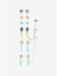 The Nightmare Before Christmas Pastel Crystals Earring Set, , hi-res