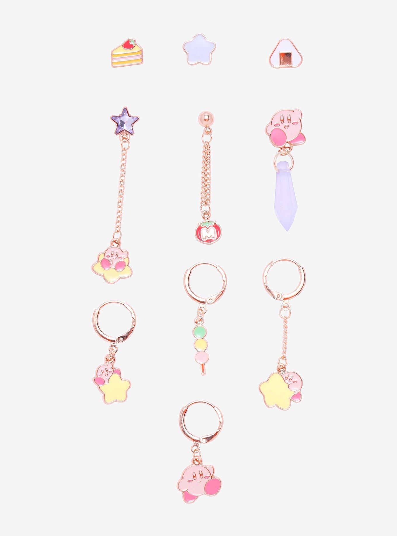 Kirby Snacks Mismatch Earring Set, , hi-res