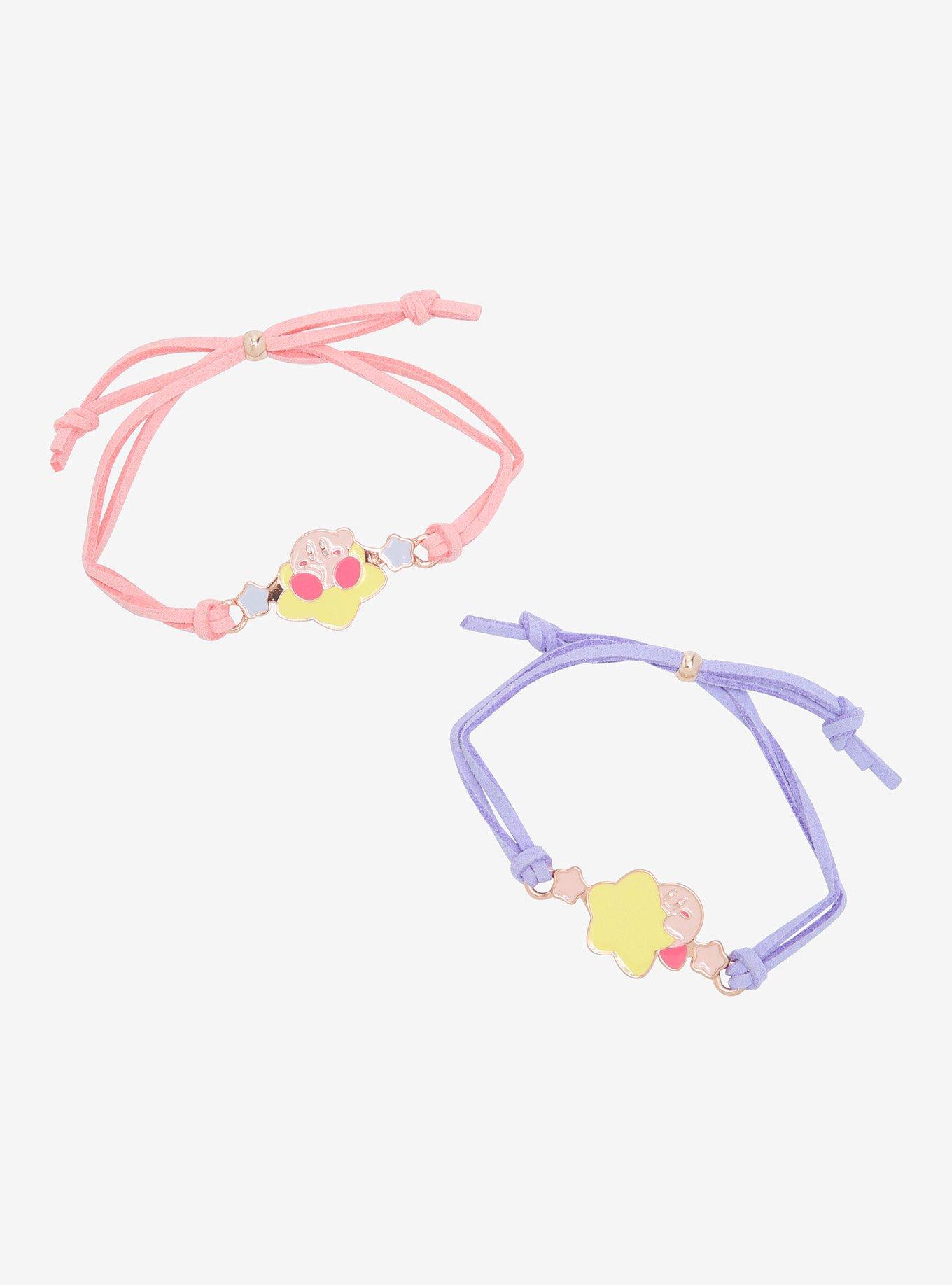 Kirby Pastel Best Friend Cord Bracelet Set, , hi-res