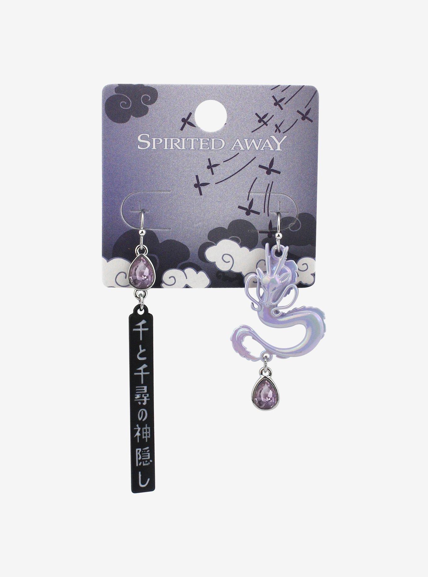 Studio Ghibli Spirited Away Haku Mismatch Earring Set, , hi-res