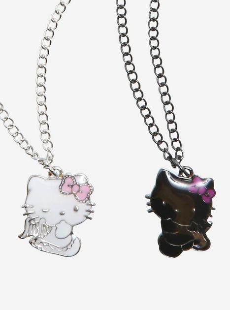 Hello Kitty Bling Pendant Chunky Chain Necklace, Hot Topic