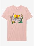 Disney Winnie the Pooh Wildflowers & Hunny Women's T-Shirt - BoxLunch Exclusive, PEACH, hi-res