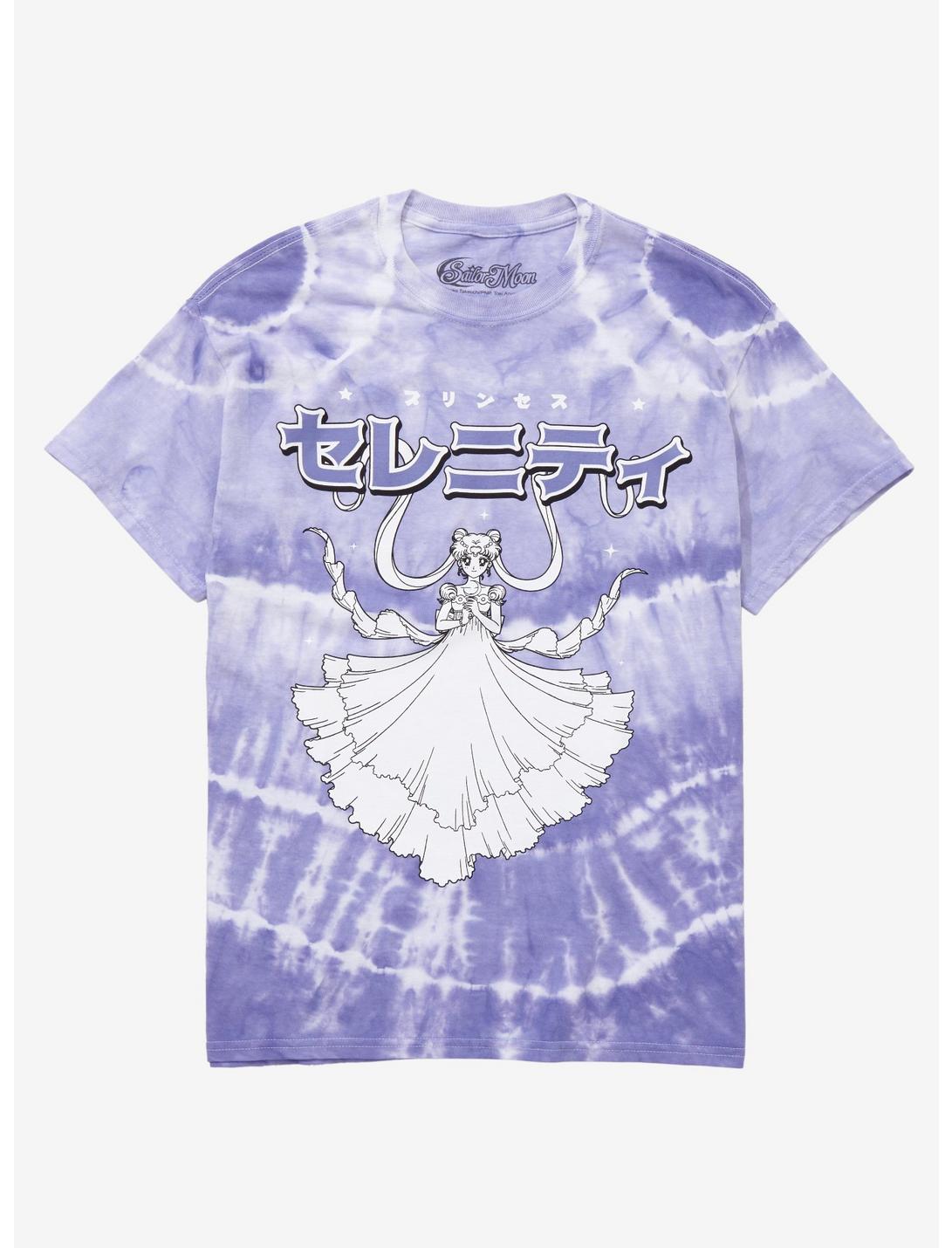 Sailor Moon Princess Serenity Katakana Women's Tie-Dye T-Shirt - BoxLunch  Exclusive