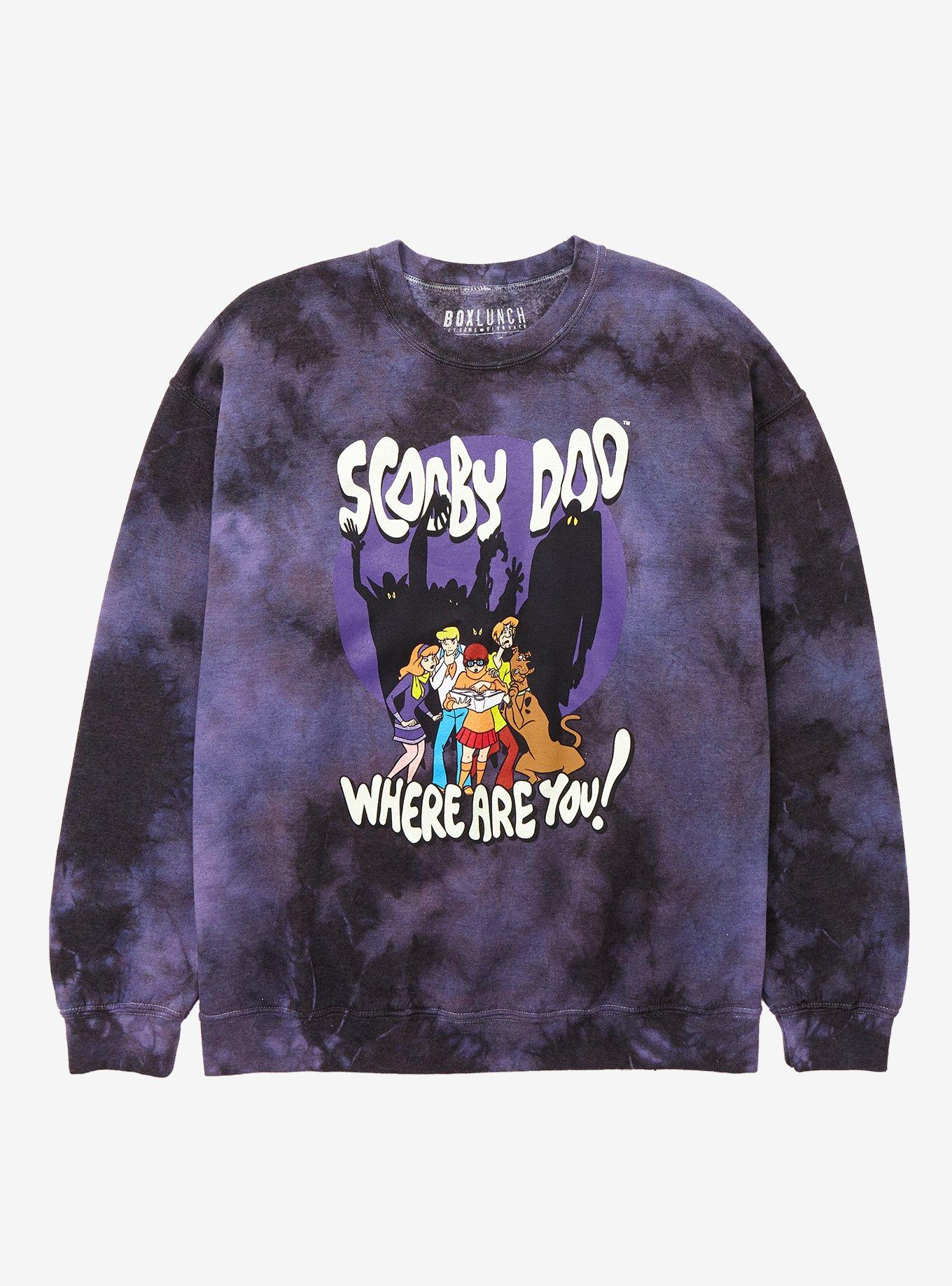 Scooby-Doo Spooky Ghost Crew Women’s Tie-Dye Crewneck - BoxLunch ...