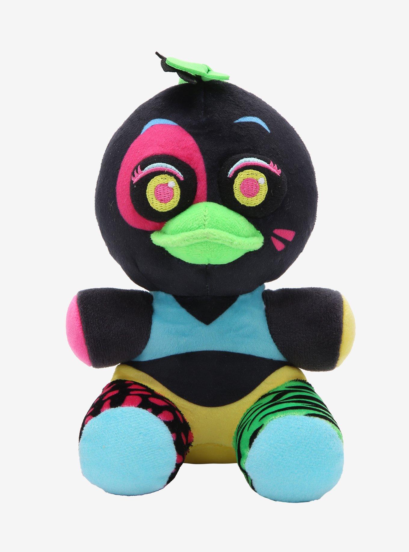 Funko Five Nights At Freddy's: Security Breach Blacklight Glamrock Chica Plush Hot Topic Exclusive, , hi-res