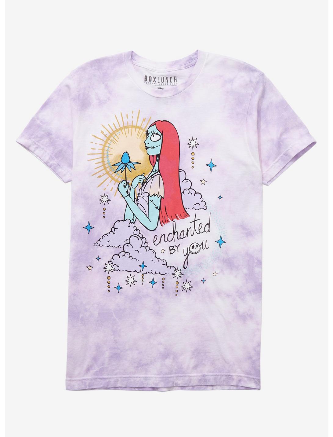 Disney The Nightmare Before Christmas Sally Enchanted By You Women’s Tie-Dye T-Shirt - BoxLunch Exclusive, LIGHT PURPLE, hi-res
