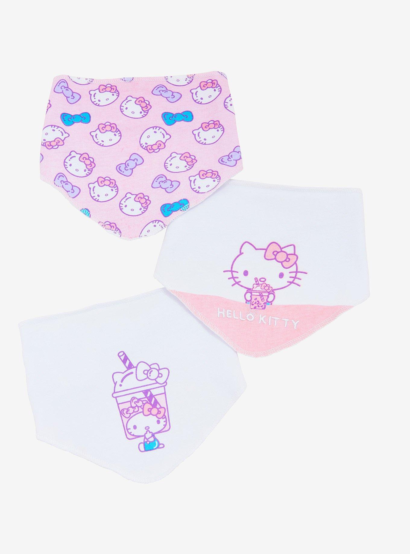 Hello Kitty Boba Time Bib Set - BoxLunch Exclusive, , hi-res