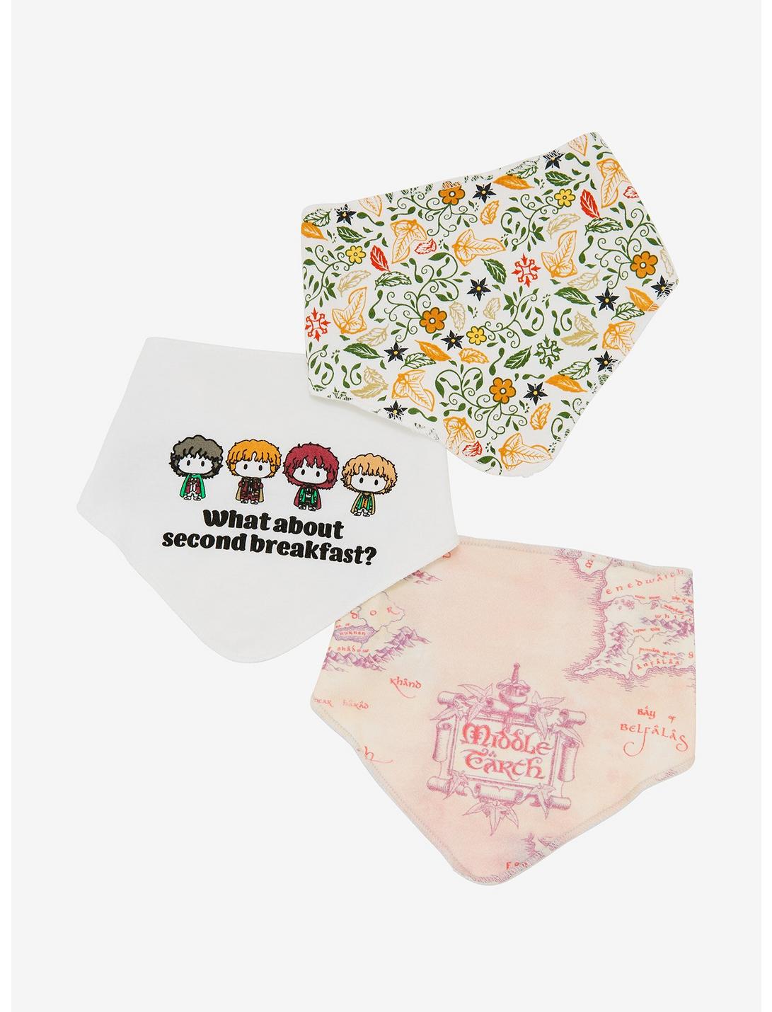 The Lord of the Rings Second Breakfast Bandana Bib Set - BoxLunch Exclusive, , hi-res