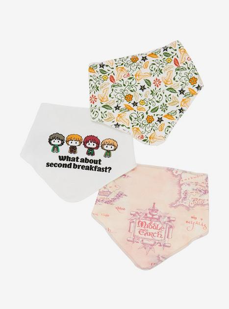 The Lord of the Rings Second Breakfast Bandana Bib Set - BoxLunch Exclusive  | BoxLunch