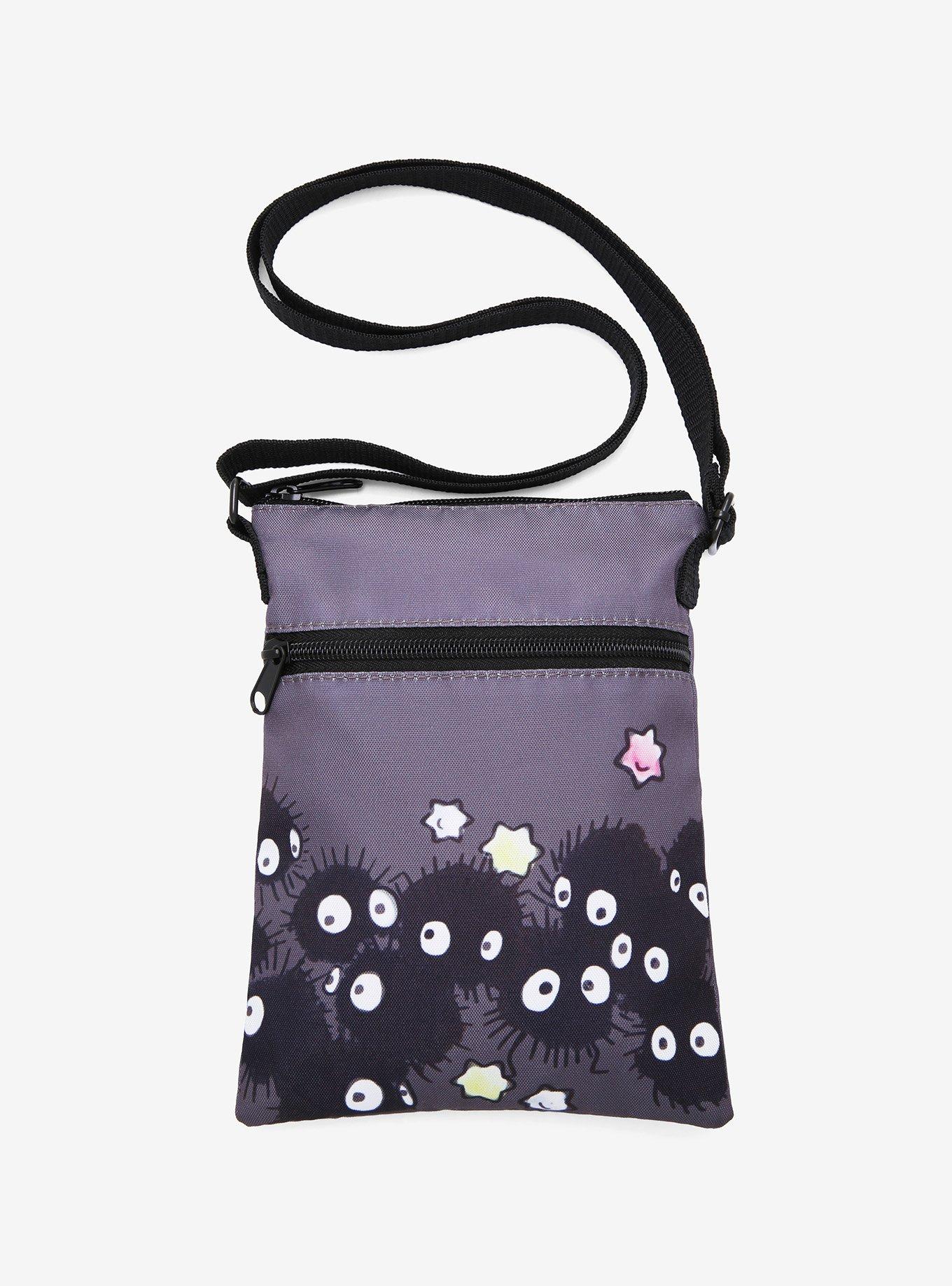 Studio Ghibli Spirited Away Soot Sprites & Candy Passport Crossbody Bag