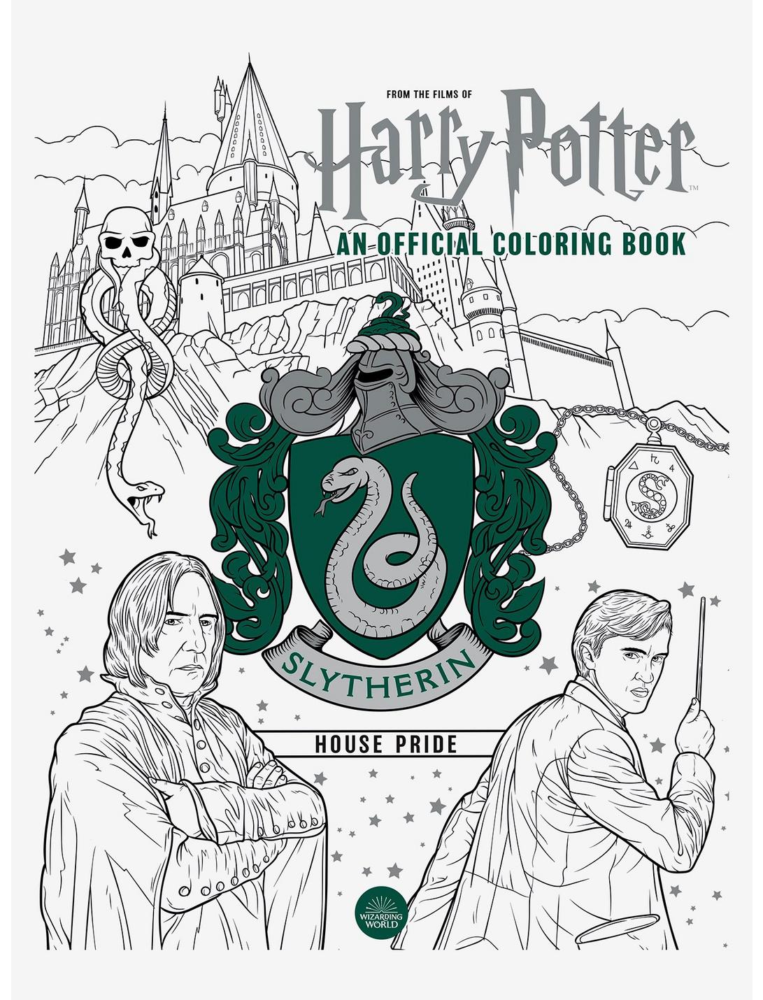 Harry Potter Slytherin Coloring Book, , hi-res