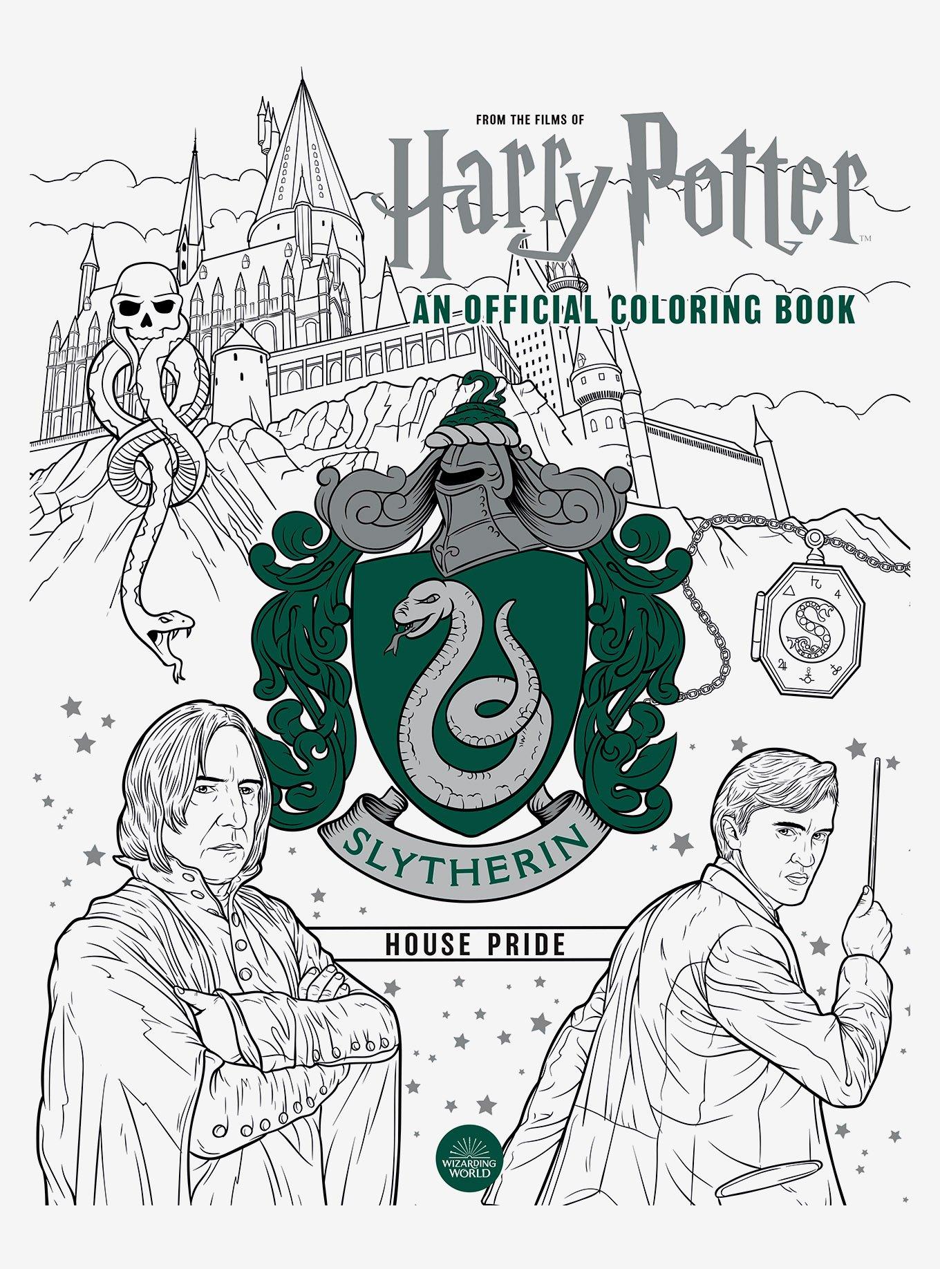 Harry Potter Slytherin Coloring Book, , hi-res
