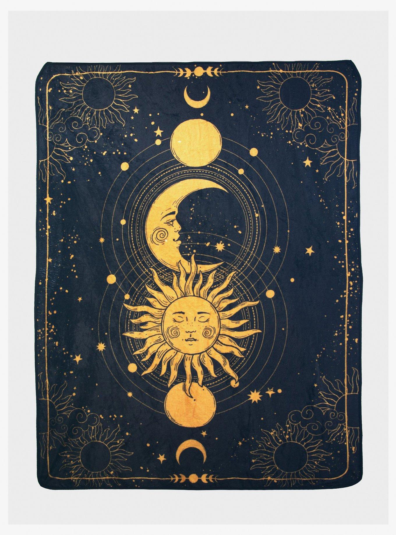 Mystic Astrology Throw Blanket, , hi-res