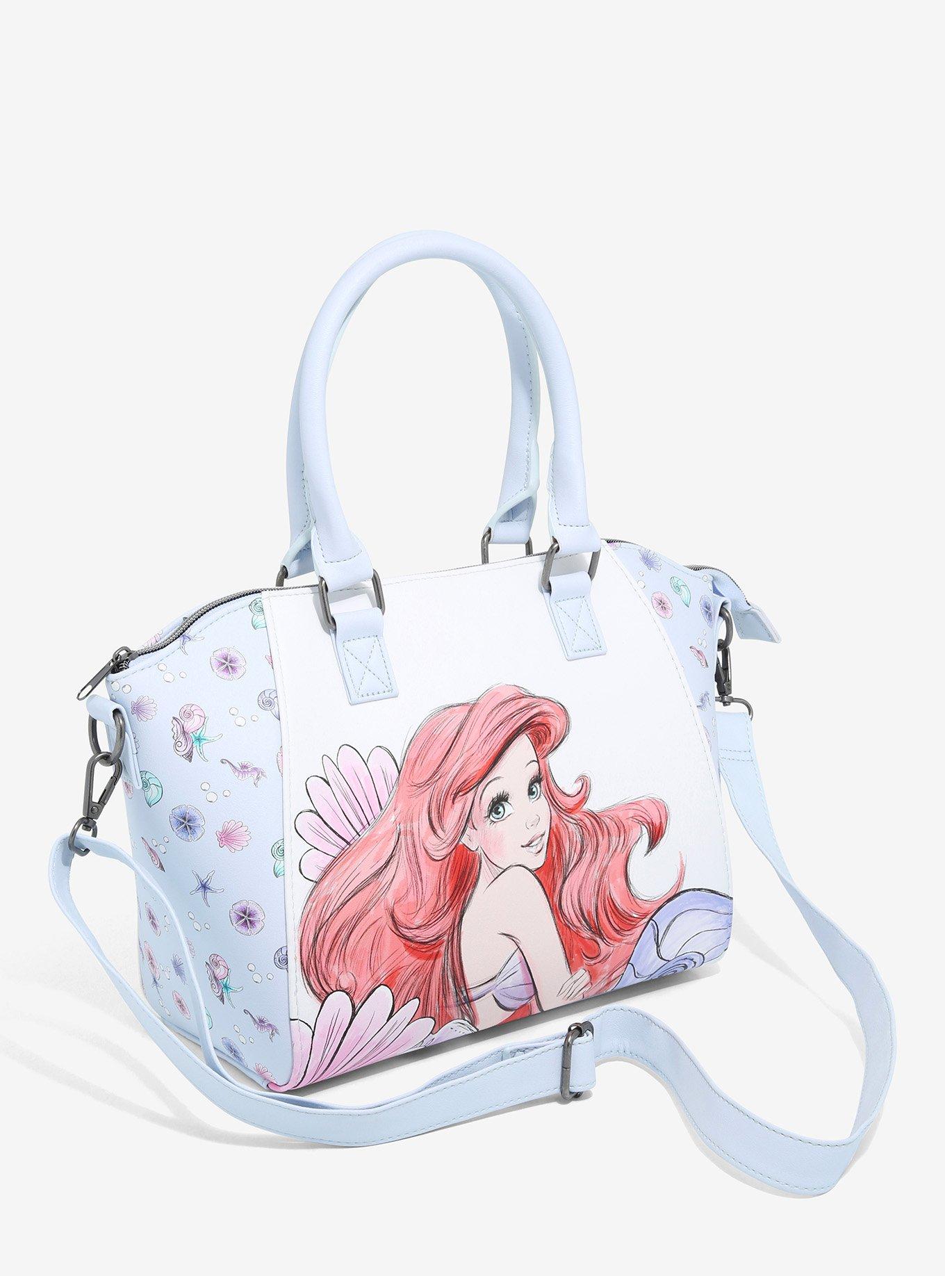 Loungefly Disney The Little Mermaid Ariel Sketch Satchel Bag Hot