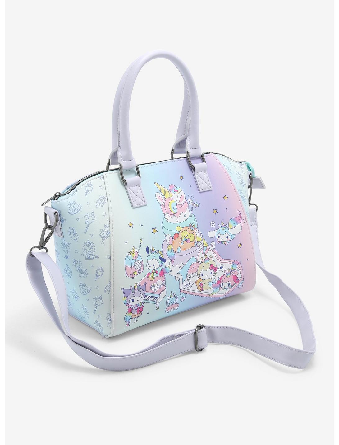 Loungefly Hello Kitty & Friends Pastel Unicorn Satchel Bag, , hi-res