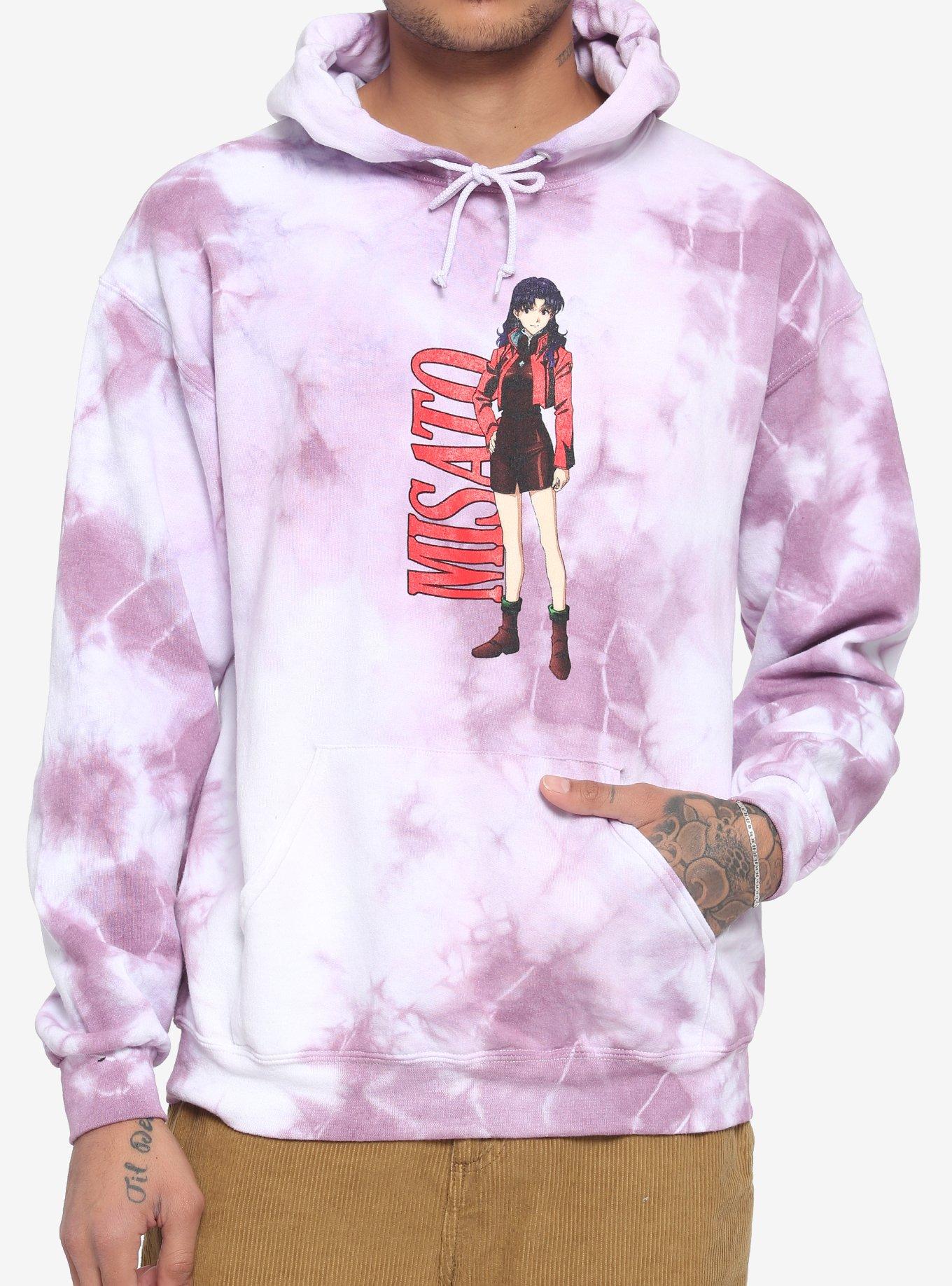 Neon Genesis Evangelion Acid Wash Hoodie | Hot Topic