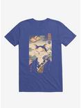 Sushi Nekoyo-E Royal Blue T-Shirt, ROYAL, hi-res