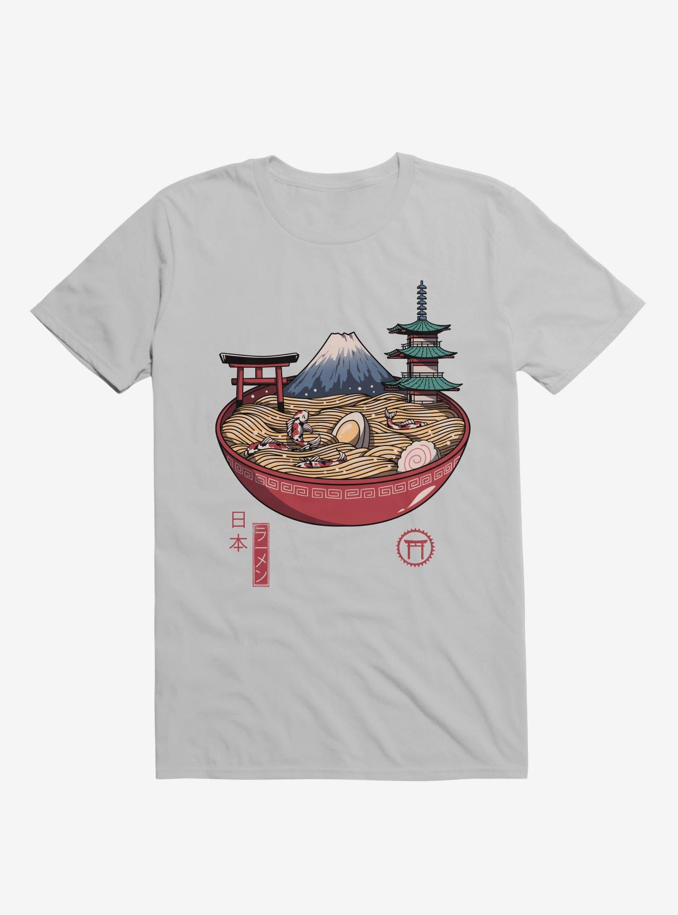 A Japanese Ramen Ice Grey T-Shirt, , hi-res