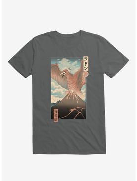 Irradiated Kaiju Ukiyo-E Charcoal Grey T-Shirt, , hi-res
