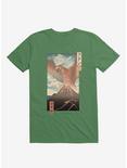 Irradiated Kaiju Ukiyo-E Kelly Green T-Shirt, KELLY GREEN, hi-res