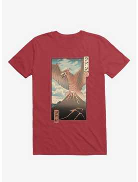 Irradiated Kaiju Ukiyo-E Red T-Shirt, , hi-res