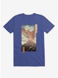 Irradiated Kaiju Ukiyo-E Royal Blue T-Shirt, ROYAL, hi-res