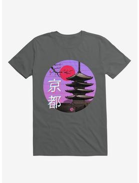 Kyoto Wave Charcoal Grey T-Shirt, , hi-res