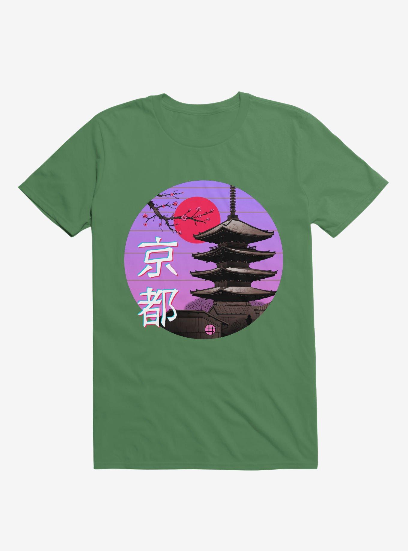 Kyoto Wave Kelly Green T-Shirt, KELLY GREEN, hi-res