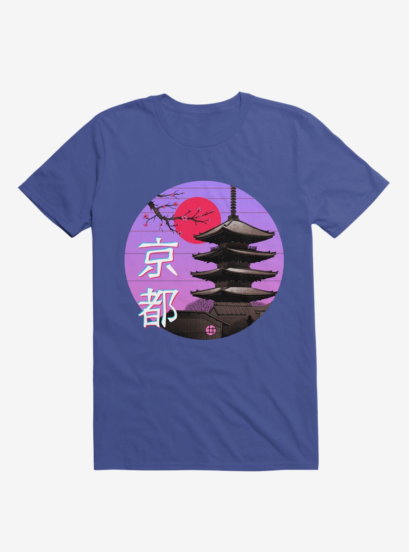 Kyoto Wave Royal Blue T-Shirt, ROYAL, hi-res