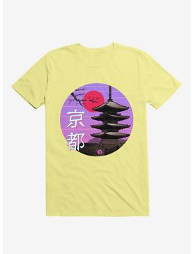 Kyoto Wave Corn Silk Yellow T-Shirt, , hi-res