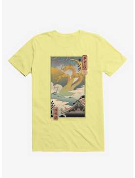 Monster Zero Ukiyo-E Corn Silk Yellow T-Shirt, , hi-res