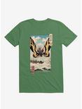 Ancient Moth Ukiyo-E Kelly Green T-Shirt, KELLY GREEN, hi-res
