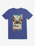 Ancient Moth Ukiyo-E Royal Blue T-Shirt, ROYAL, hi-res
