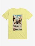 Ancient Moth Ukiyo-E Corn Silk Yellow T-Shirt, CORN SILK, hi-res