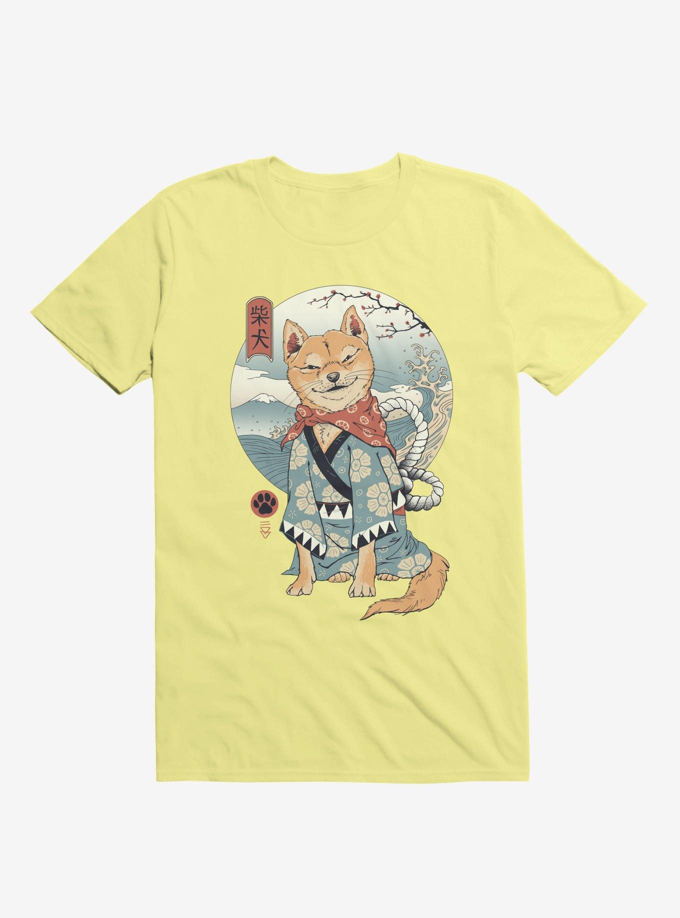 Shiba Inu Corn Silk Yellow T-Shirt, CORN SILK, hi-res