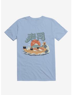 Sushi Pop Boat Light Blue T-Shirt, , hi-res