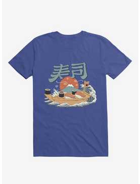 Sushi Pop Boat Royal Blue T-Shirt, , hi-res