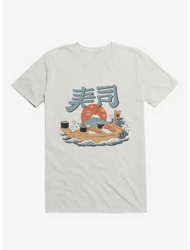 Sushi Pop Boat White T-Shirt, , hi-res