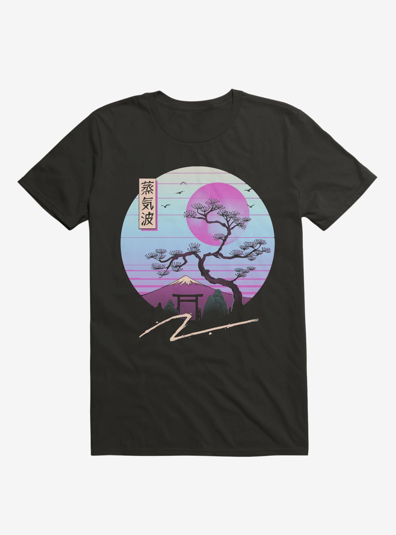 Zen Chillwave Black T-Shirt, BLACK, hi-res