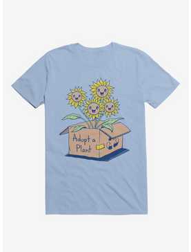 Adopt A Plant Light Blue T-Shirt, , hi-res