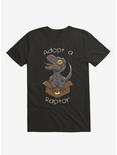 Adopt A Raptor Black T-Shirt, BLACK, hi-res