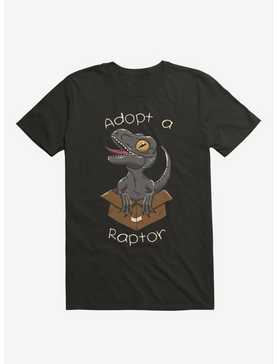 Adopt A Raptor Black T-Shirt, , hi-res
