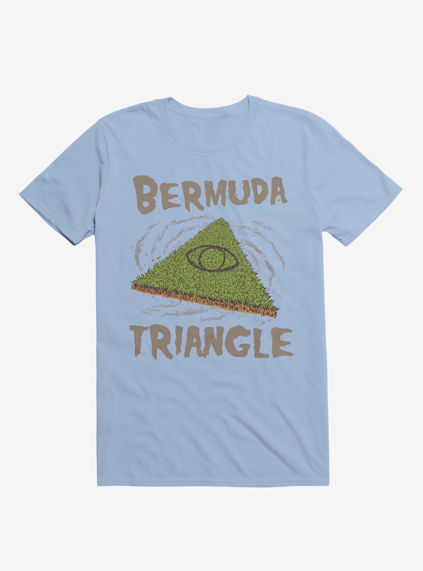 Bermuda Triangle Grass Light Blue T-Shirt, , hi-res